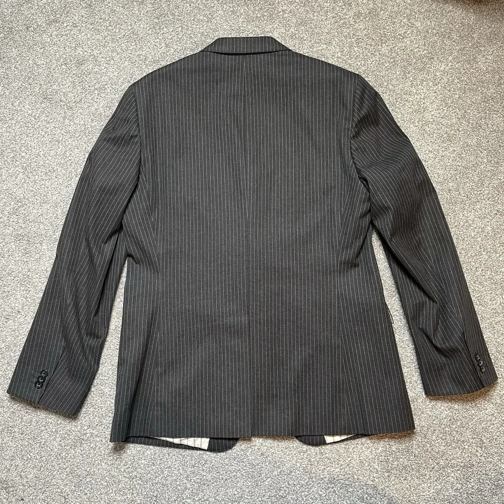 Banana Republic Mens 42 R Tailored Fit Pinstripe Cotton Sport Coat Blazer Jacket